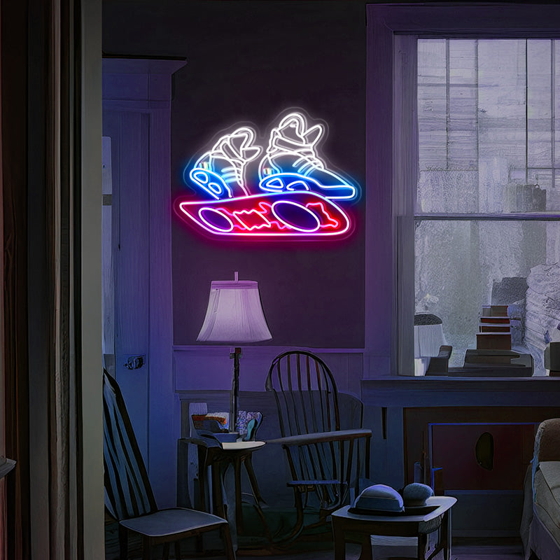 Skater Neon Sign