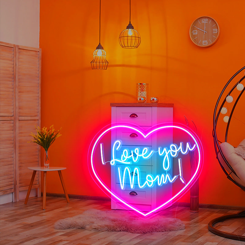 I love you mum❤ neon sign