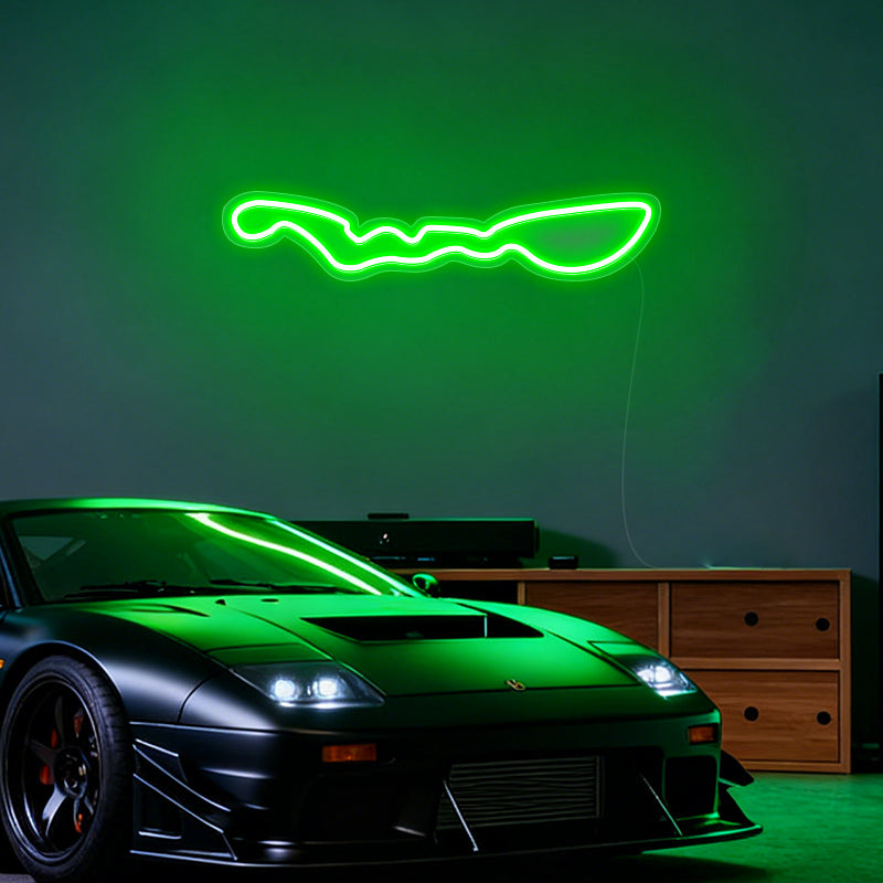 Jeddah Corniche Circuit Neon Race Track