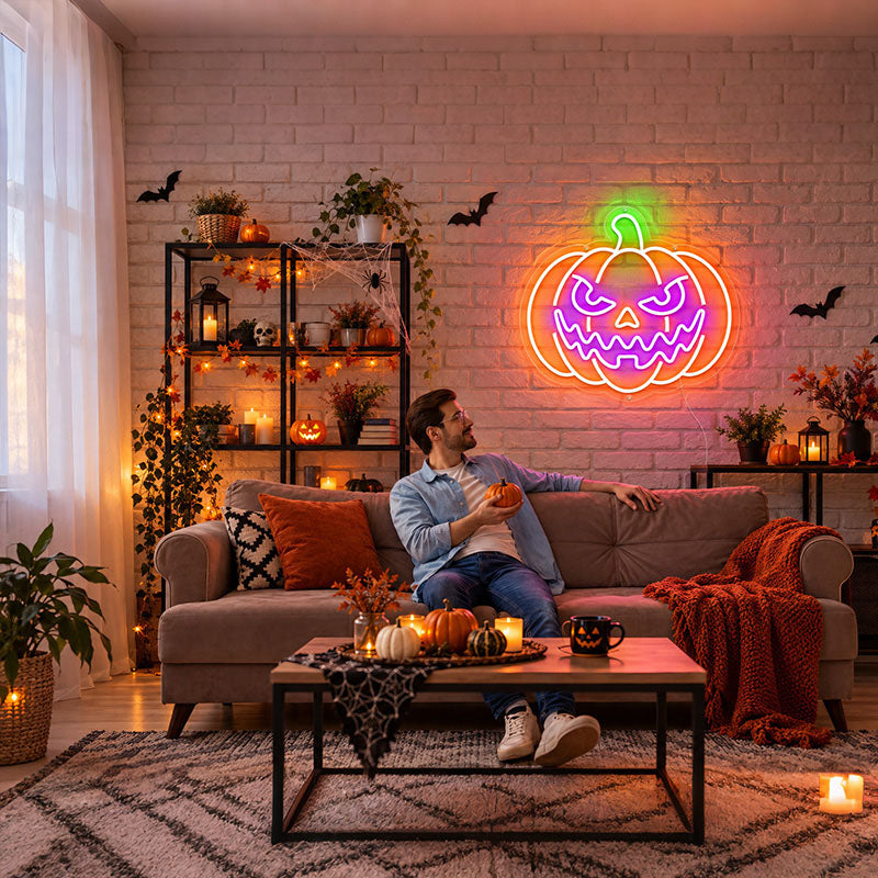 Jack O' Lantern Neon Sign