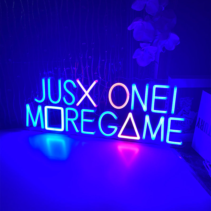 Just One More Game Neon Sign