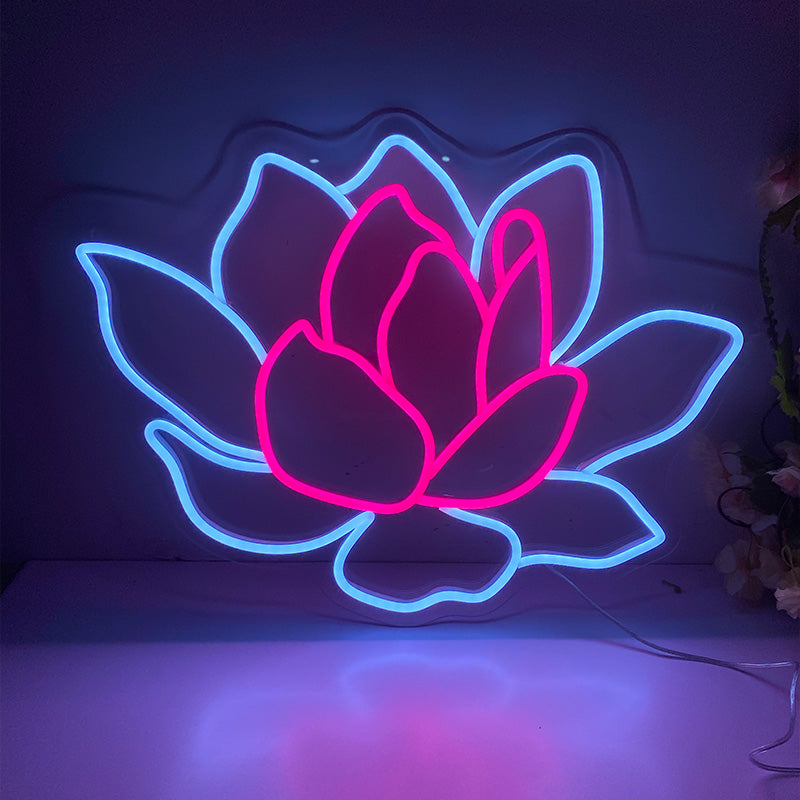 Lotus Flower Neon Light