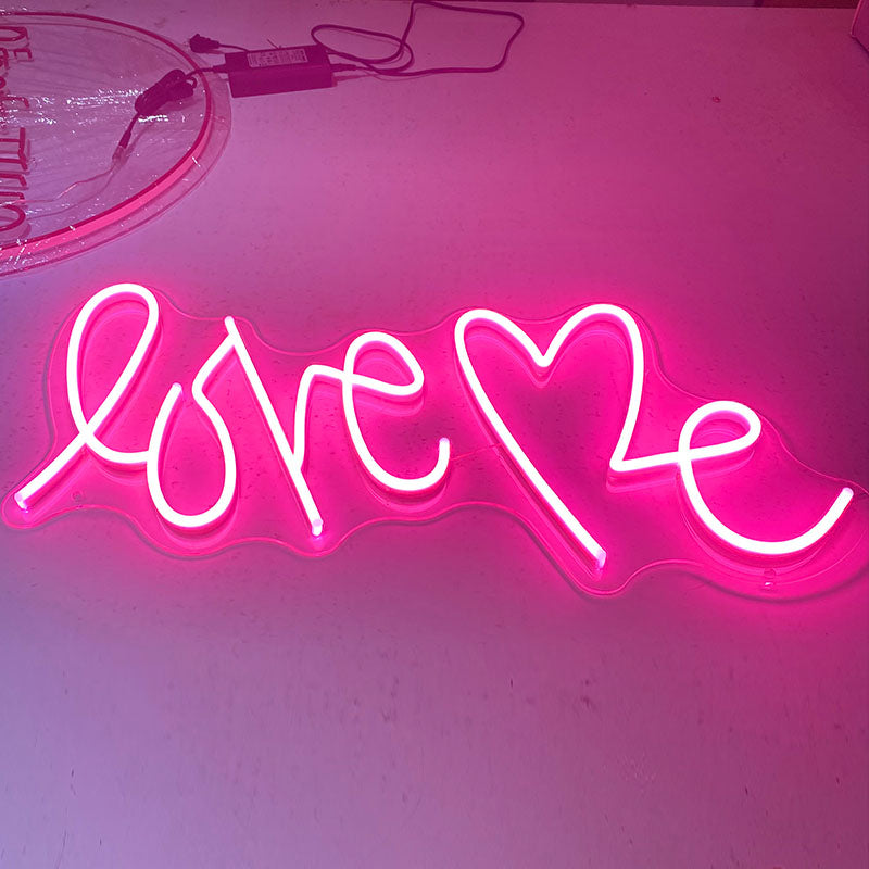 "Love Me " LED neon sign