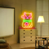 Cute Lucky Cat LED neon sign