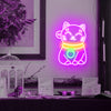 Cute Lucky Cat LED neon sign