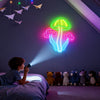 Mushroom neon wall art