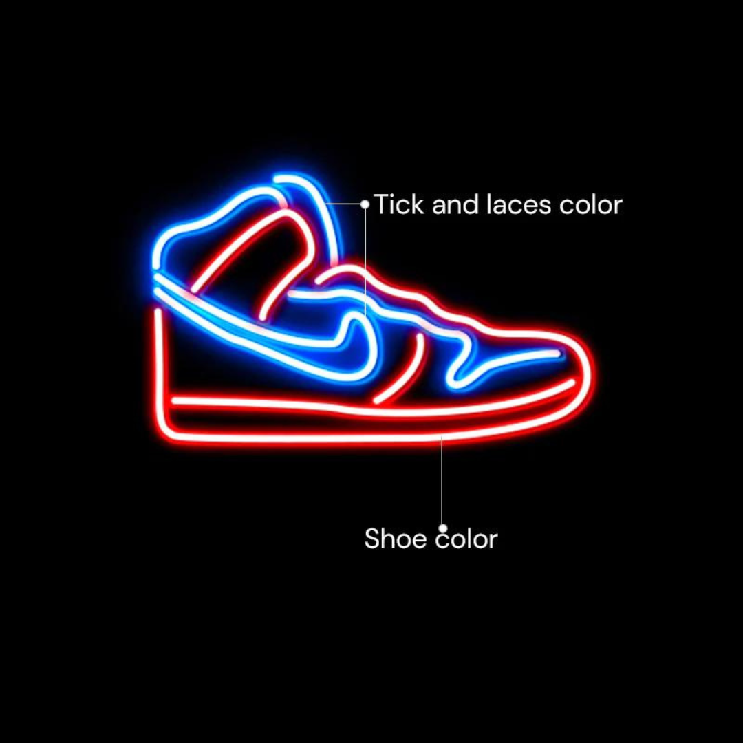 Neon Sneaker Sign