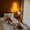 Body line neon art