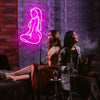 Body line neon art