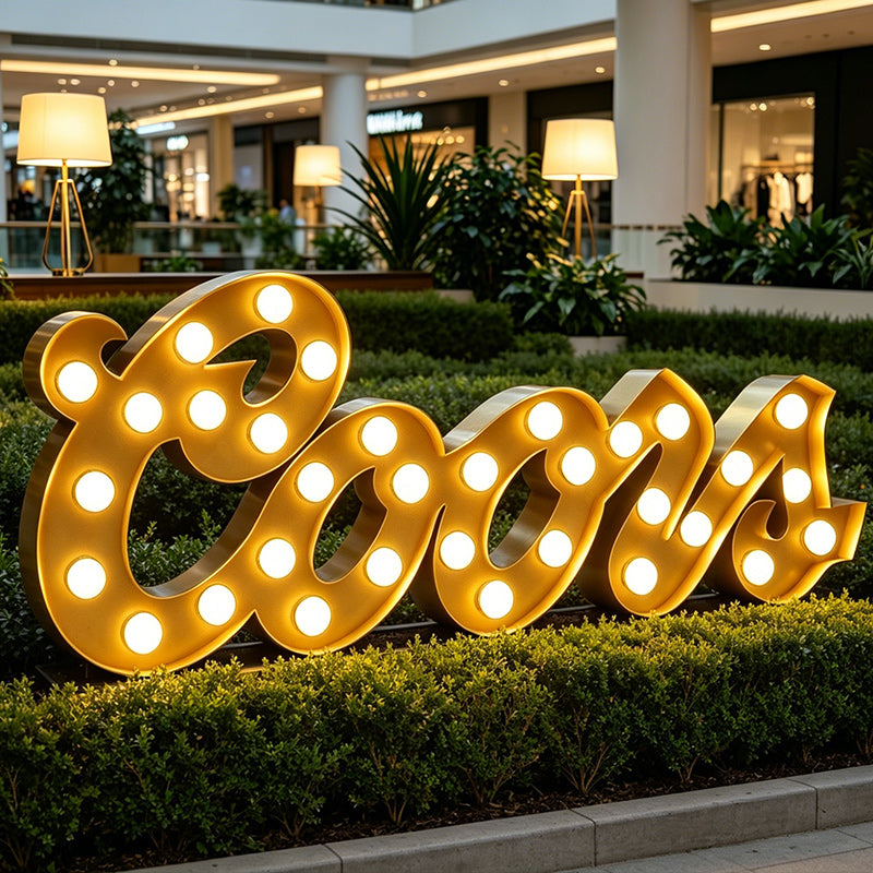 LED bulb letters signs