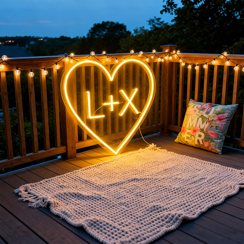 Personalised heart lights