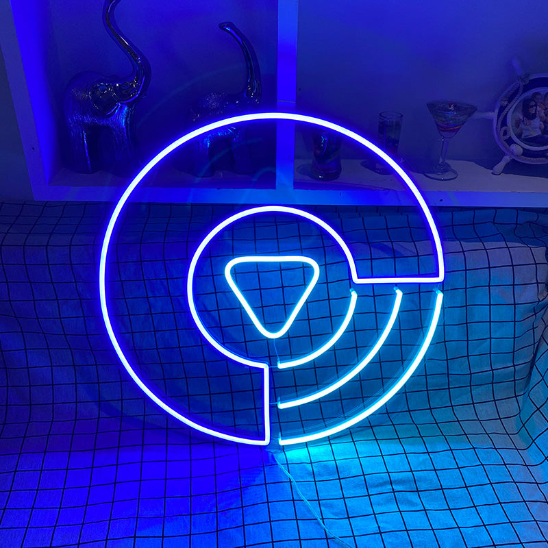 Play Button Neon Sign