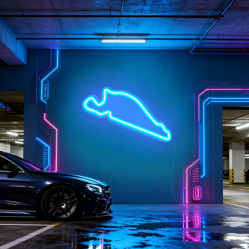 Portland international Raceway neon