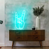 Rock n Roll Hand Neon Sign