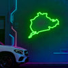 Race track neon sign  neon