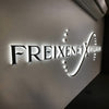 Side illuminated letters signs