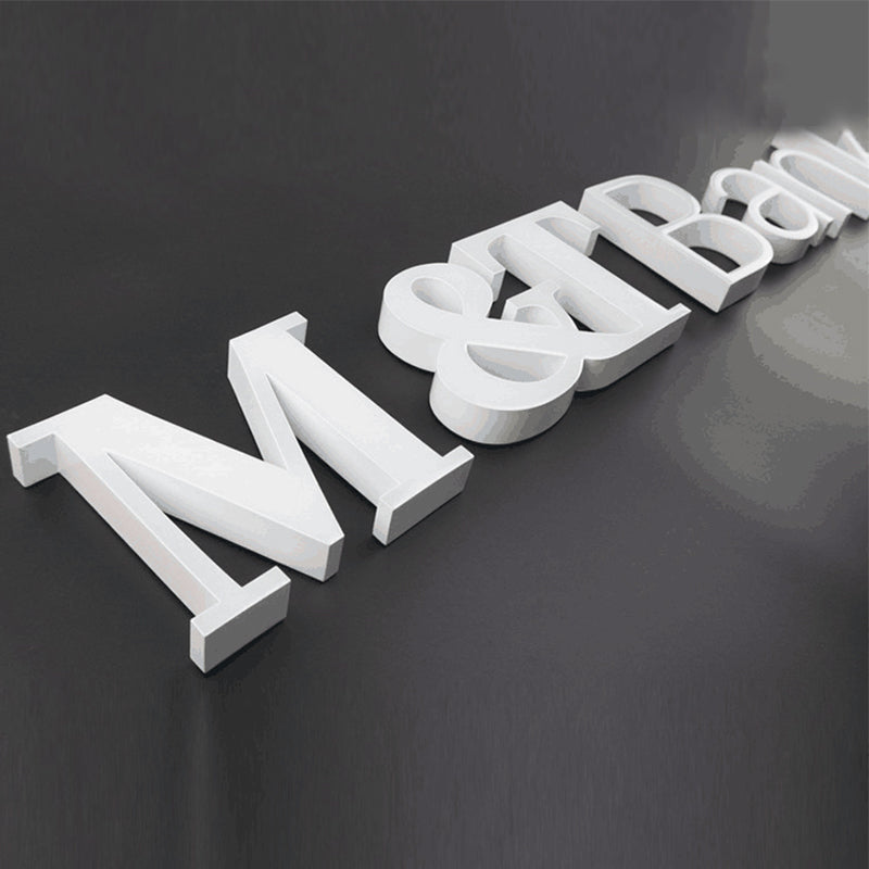 Non Illuminated Letters Signs