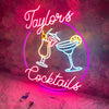 Personalised Cocktails Sign