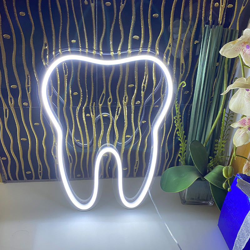 Tooth LED Neon Sign for Dentistry