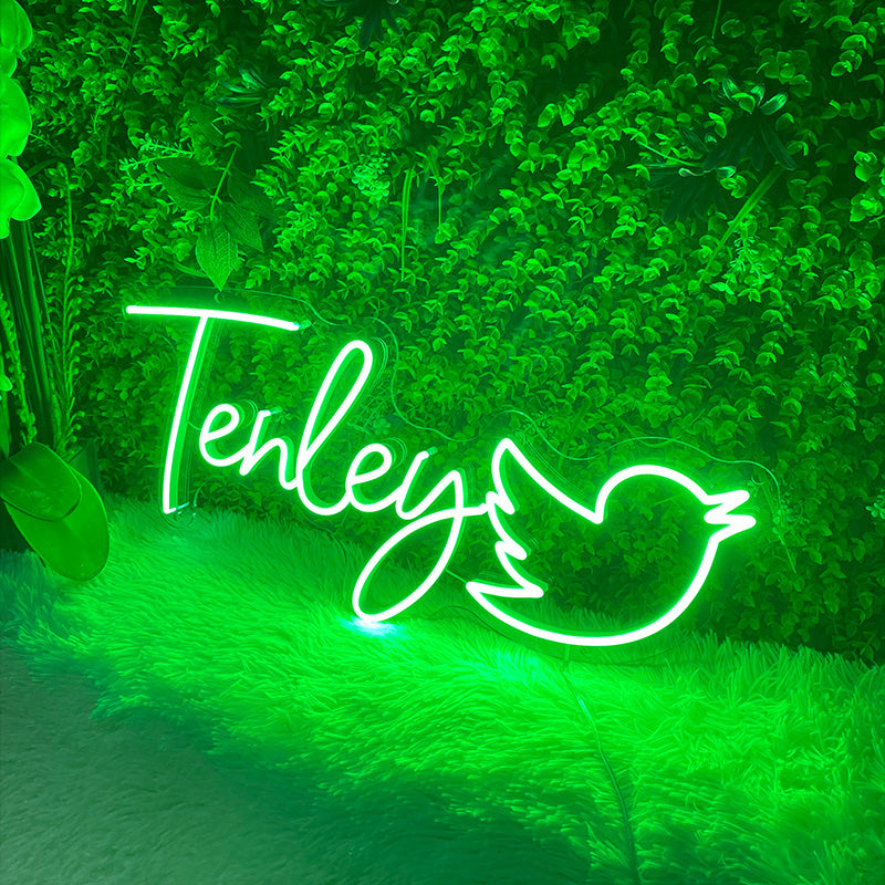 Personalised Twitter Name Neon Light