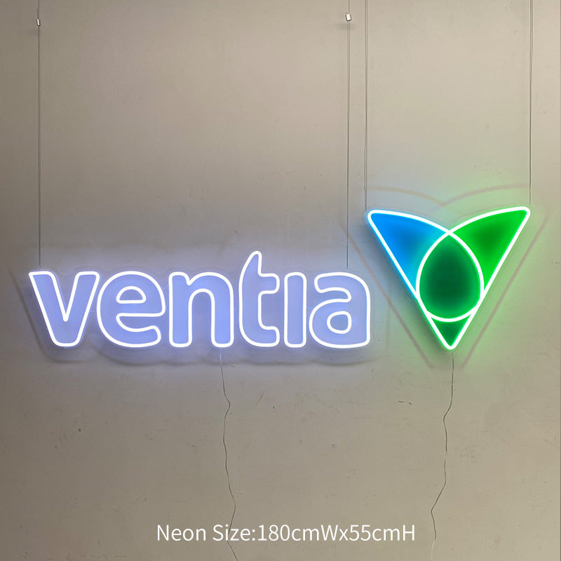 Client's neon light sign
