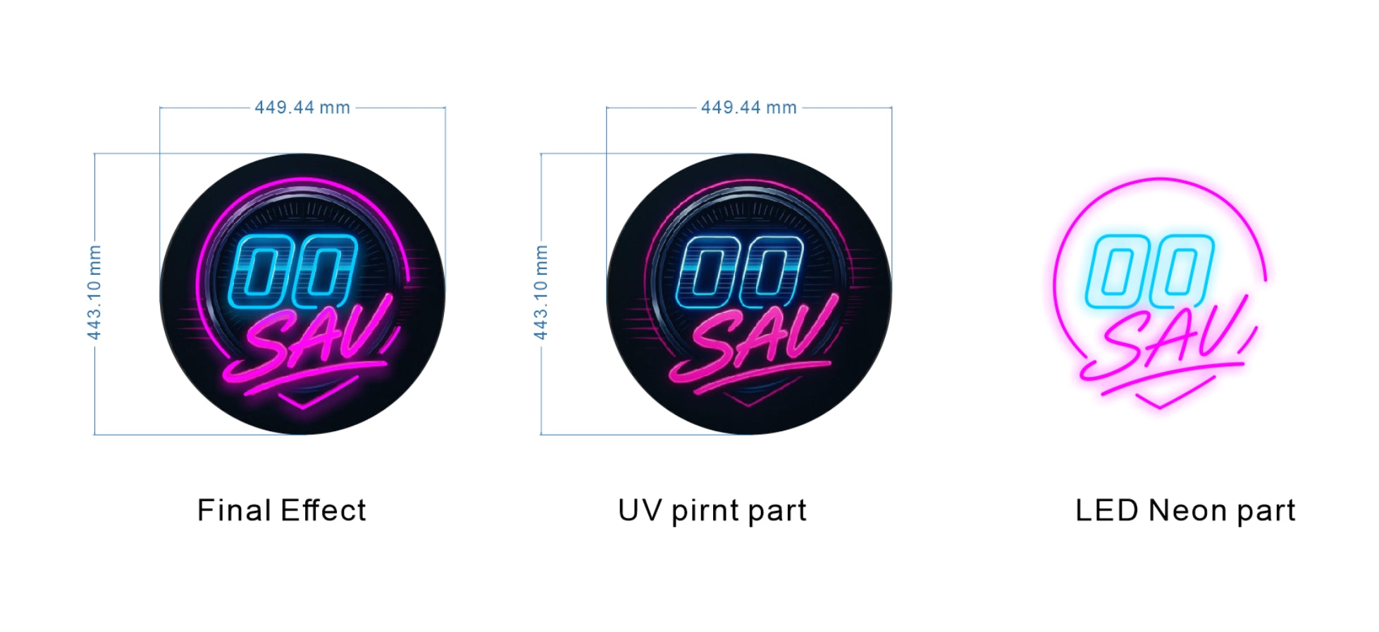 Neon Logo Sign