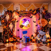 Cute Witch Ghost & Moon Halloween Neon Sign