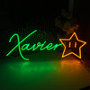 Name with Customisable Star neon sign