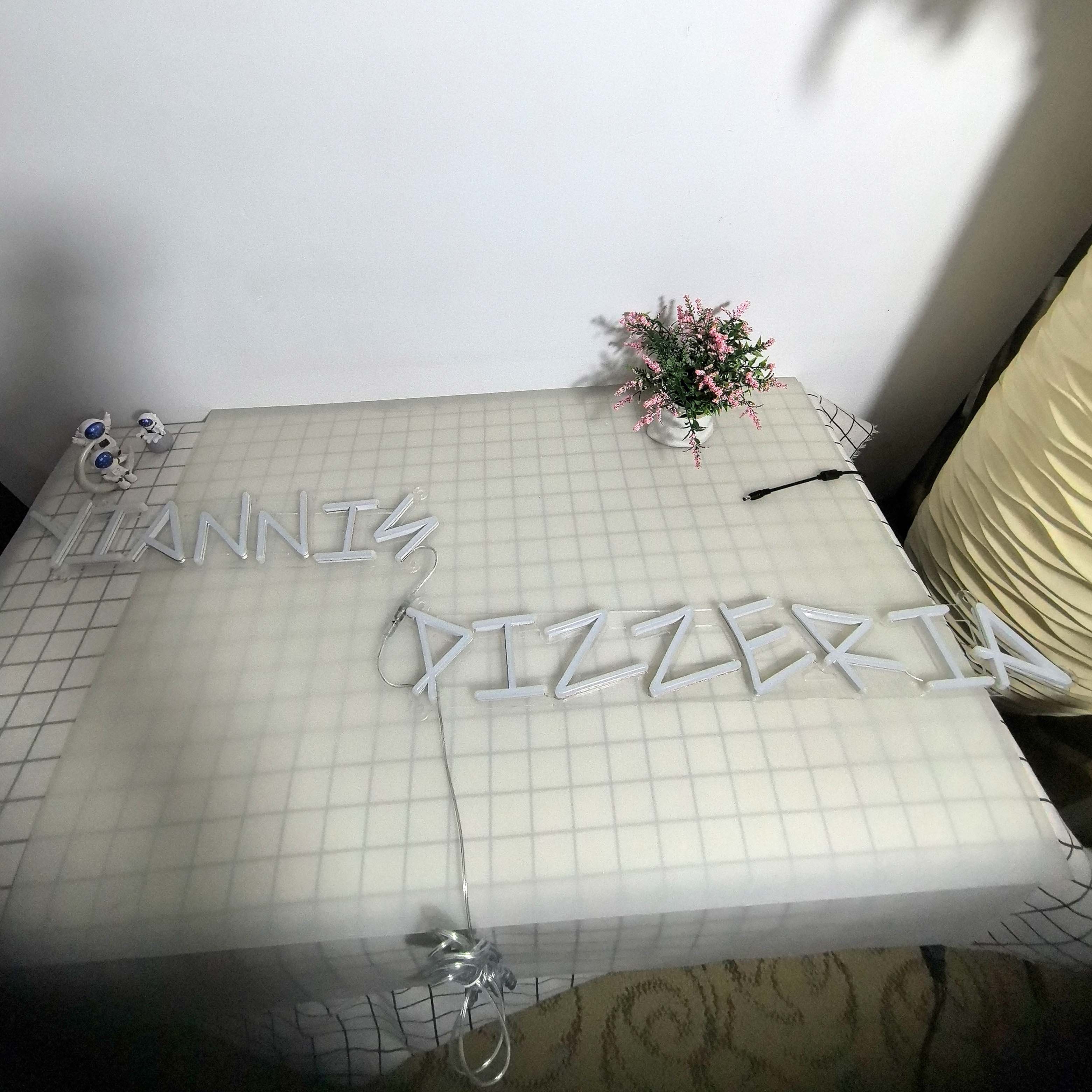 50% OFF Clearance Sale_'YIANNIS PIZZERIA' neon sign