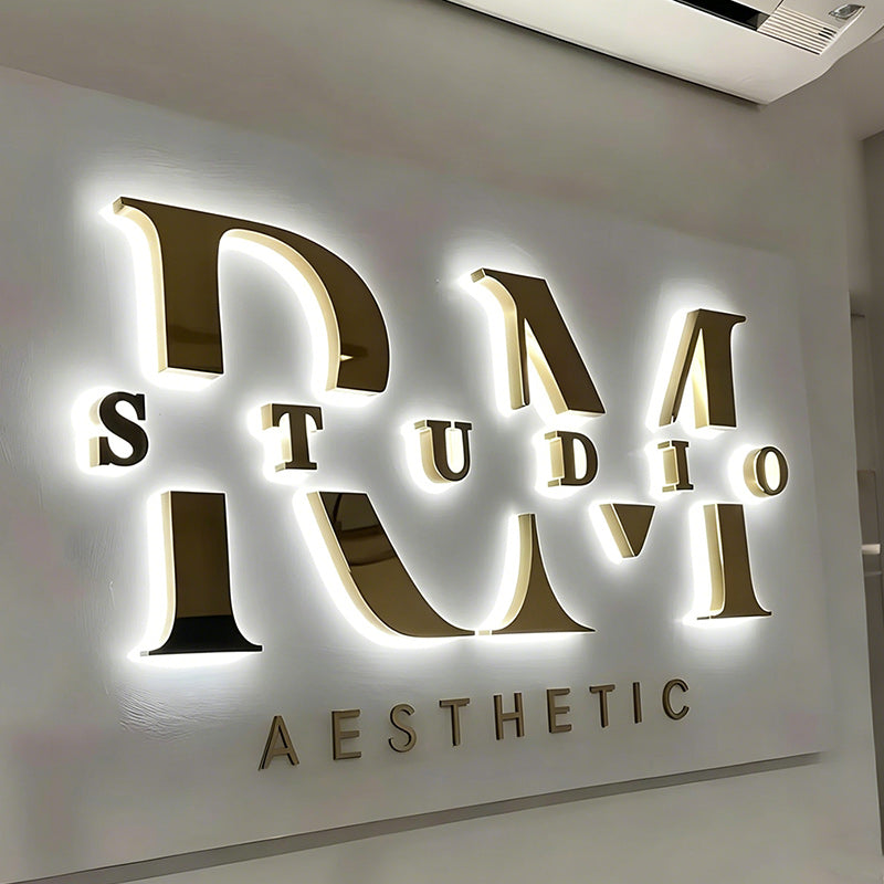 Custom logo acrylic signs