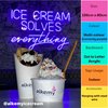 Ice Cream Solves Everything LED Neon Sign
