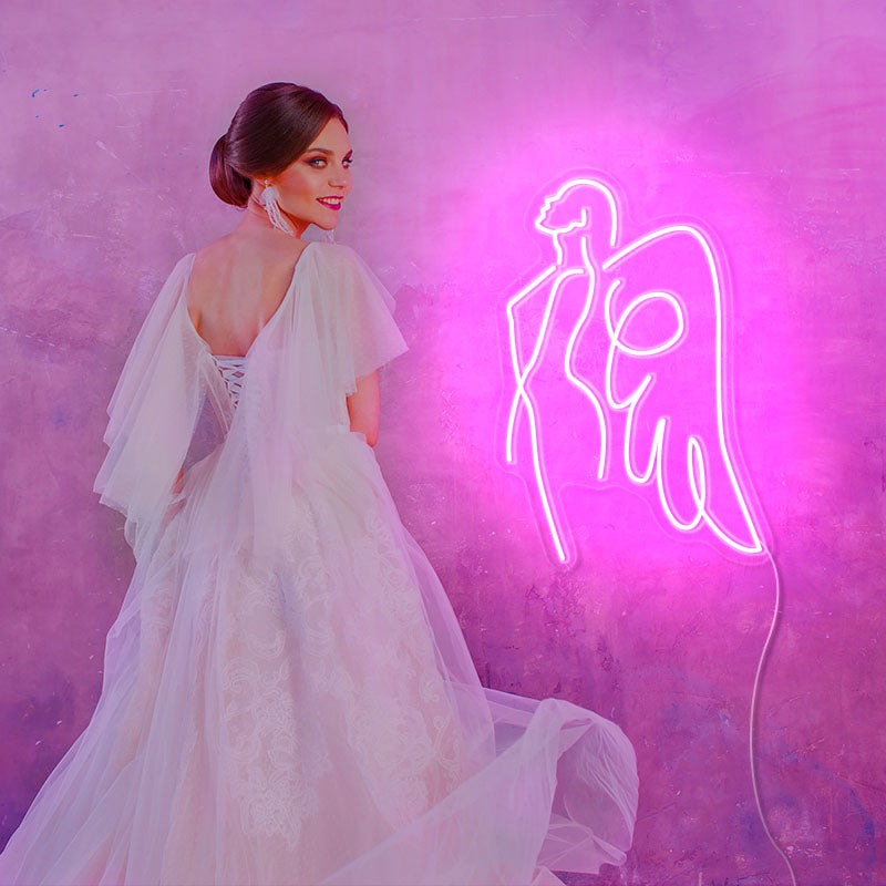 Angel Neon Light Sign | Beauty Personalized Led Neon Light Sign For Sale