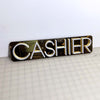 50% OFF Clearance Sale_'CASHIER' neon sign