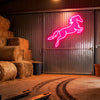 Jumping Horse Neon Sign