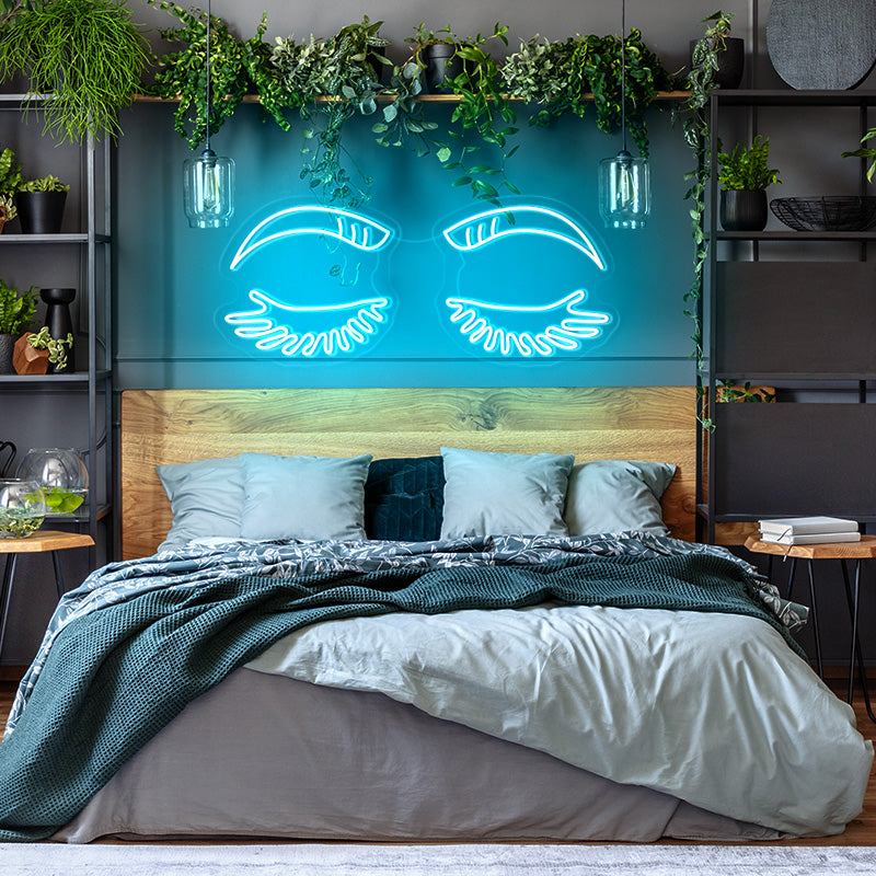 Eyelashes and Eyebrows LED neon beauty sign