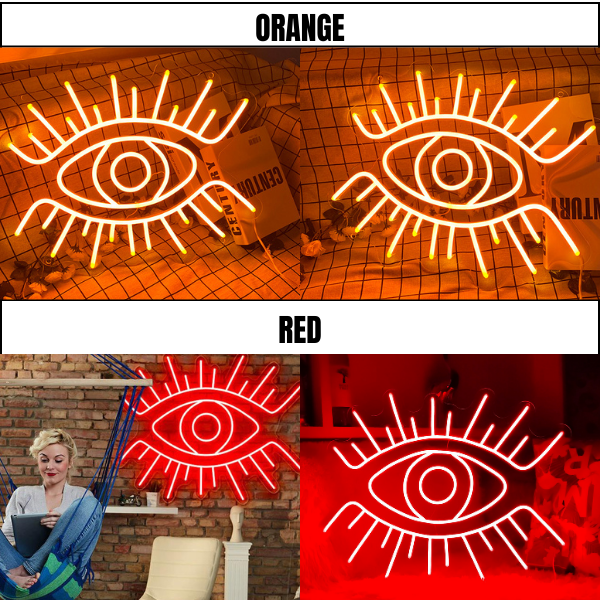 Eye LED neon light