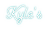 Custom neon sign Kyle’s