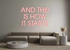 Custom neon sign AND THIS
IS ...