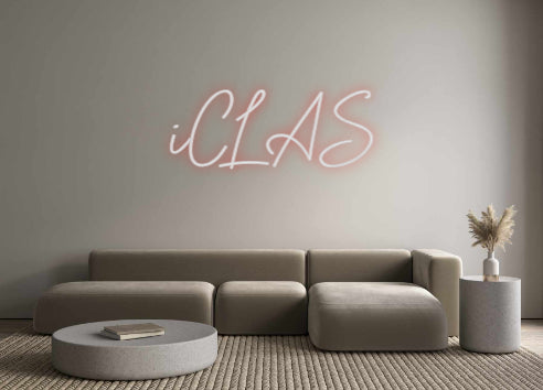 Custom neon sign iCLAS