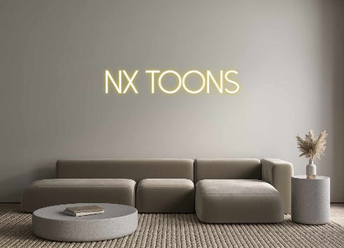 Custom neon sign NX TOONS
