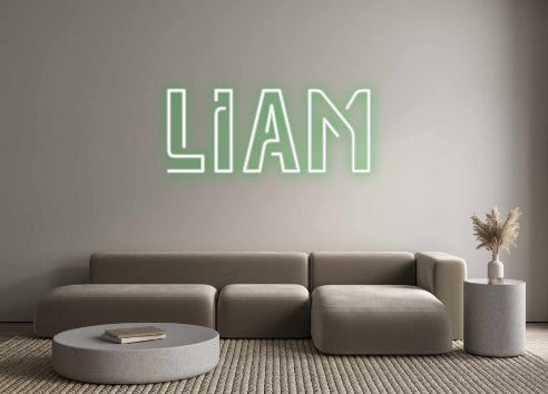 Custom neon sign Liam