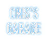 Custom neon sign Cris’s 
Garage
