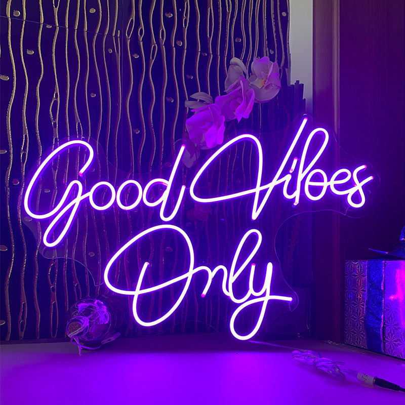 Good Vibes Only Neon Lights