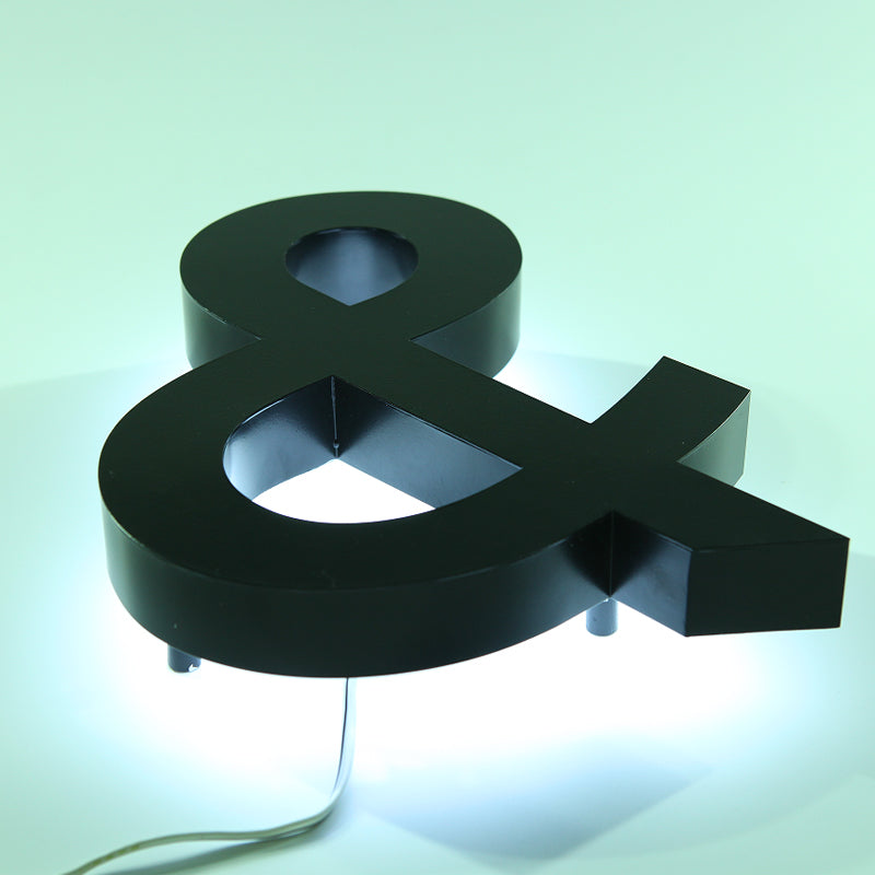 Custom backlit letters signs