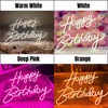 Happy Birthday LED Neon Sign