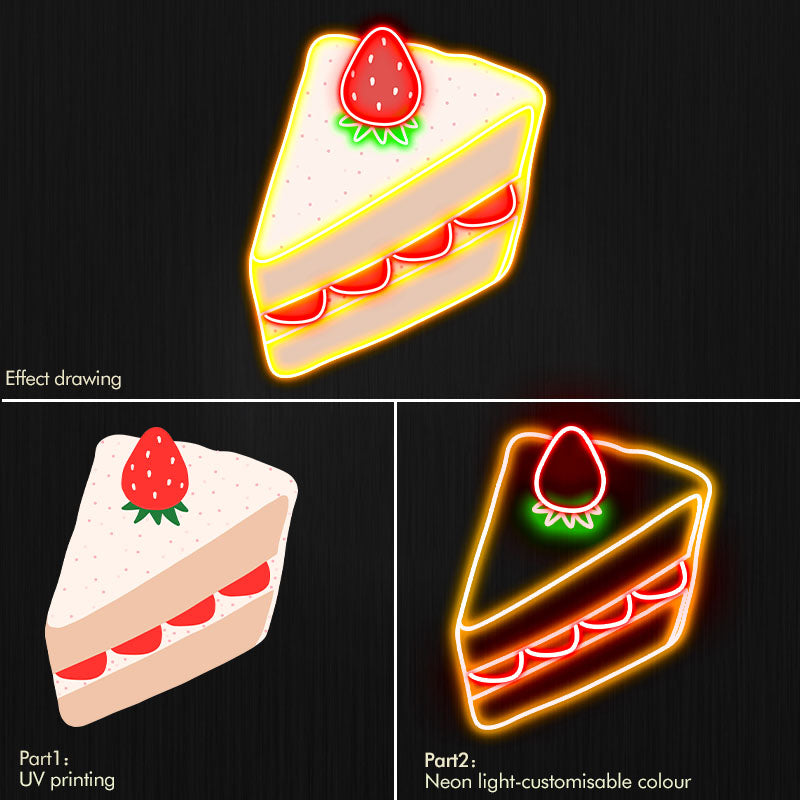 Cake Slice LED Neon Sign