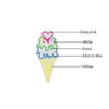 Ice Cream Cone Neon Sign