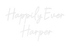 Custom neon sign Happily Ever ...