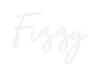 Custom neon sign Fizzy