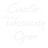 Custom neon sign Coaster 
Tak...